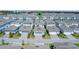 Aerial view showing home location in a community with similar houses at 14234 Lanikai Beach Dr, Orlando, FL 32827
