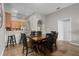 Bright dining room with a large table and chairs, perfect for Gathering meals at 3050 Pirates Retreat Ct # 502, Kissimmee, FL 34747