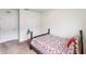 Small bedroom with double bed and window at 6048 Forest Ridge Ln, Winter Haven, FL 33881