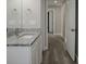 Modern bathroom with granite countertop and spacious vanity at 1138 Avenue E, Haines City, FL 33844