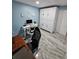 Home office or study with two desks, ergonomic chairs, and ample storage at 4810 N Galloway Rd, Lakeland, FL 33810