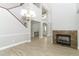 Bright dining room with hardwood floors and a chandelier at 7126 Regina Way, Orlando, FL 32819