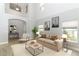Spacious living room with high ceilings and neutral decor at 7126 Regina Way, Orlando, FL 32819