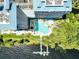 Aerial view of resort-style pool and dock at 13415 Blue Heron Beach Dr # 1101, Orlando, FL 32821