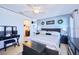 Spacious bedroom with king-size bed and ensuite bathroom at 612 Chicago Way, Dundee, FL 33838