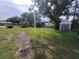 Large backyard with a shed and some landscaping at 1058 N Davis Ave, Lakeland, FL 33805