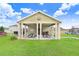Community pavilion with picnic tables and shaded seating at 163 Andalusia Loop, Davenport, FL 33837