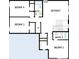 Second floor plan with 3 bedrooms, 2 bathrooms, and a retreat area at 6086 Sacred Oak Ave, Mount Dora, FL 32757