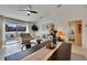 Open concept dining area with a view of the pool at 254 Glasgow Ct, Davenport, FL 33897