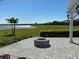 Enjoy lake views from this backyard patio with fire pit and pergola at 4552 Sequel Rd, Kissimmee, FL 34746