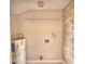 Small laundry area with washer and dryer hookups at 312 E Broadway, Fort Meade, FL 33841