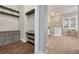 Bathroom with walk-in shower, soaking tub, and double vanity at 3366 Cat Brier Trl, Harmony, FL 34773