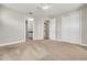 Bedroom with access to bathroom and hallway at 3366 Cat Brier Trl, Harmony, FL 34773