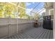 Relaxing screened porch with outdoor fireplace at 3366 Cat Brier Trl, Harmony, FL 34773