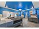 Toy Story themed bedroom with four twin beds and blue walls at 4550 Narrative Ln, Kissimmee, FL 34746