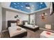 Mickey Mouse-themed bedroom with twin beds at 4550 Narrative Ln, Kissimmee, FL 34746