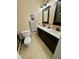 Double vanity bathroom with large mirror and a separate shower at 3234 Bonnybrook S Dr, Lakeland, FL 33811