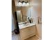Bathroom with vanity, mirror, and modern fixtures at 3234 Bonnybrook S Dr, Lakeland, FL 33811