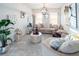 Bright sitting room with a neutral color palette and stylish seating at 2436 Chateau Loop, Kissimmee, FL 34741