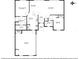Floor plan showing a 2 bedroom, 2 bathroom home with a garage at 6294 Arborea Dr, Indian Lake Estates, FL 33855