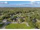 Aerial view showcasing the property's location and surrounding homes at 716 W 14Th St, Lakeland, FL 33805