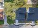 Modern home with a dark gray roof, viewed from above at 716 W 14Th St, Lakeland, FL 33805