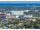Aerial view of Lakeland, Florida, showing a hospital and surrounding residential areas at 716 W 14Th St, Lakeland, FL 33805
