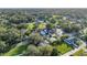 Aerial view of a modern home in a residential area at 716 W 14Th St, Lakeland, FL 33805