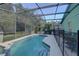 Private screened-in pool and spa at 1111 Royal Ridge Dr, Davenport, FL 33896