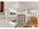 Kitchen with island and open view to dining area at 1610 Reynolds Rd # 159, Lakeland, FL 33801