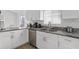 Modern kitchen featuring granite countertops and stainless steel appliances at 2622 Montego Bay Blvd, Kissimmee, FL 34746
