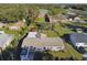 Aerial view showcasing a single-Gathering home's exterior and surrounding landscape at 1019 Milner E Dr, Lakeland, FL 33810