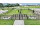 Community dog park with benches and separate areas for dogs at 4128 Singing Mockingbird Blvd, Bartow, FL 33830