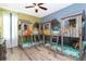 Large bedroom with multiple Lion King themed bunk beds at 7650 Fairfax Dr, Kissimmee, FL 34747