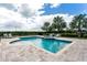 Relaxing pool area with spa and patio at 7650 Fairfax Dr, Kissimmee, FL 34747