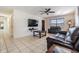 Spacious living room featuring a comfortable seating area at 1540 Dolphin Dr, Lakeland, FL 33801