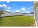 Spacious grassy backyard with privacy fence at 524 Scenic Bluff Blvd, Lake Wales, FL 33853