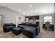 Open concept kitchen and living area with modern cabinetry at 524 Scenic Bluff Blvd, Lake Wales, FL 33853