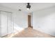 Bedroom with tile floors and ceiling fan at 3829 Abbott Ln, Lakeland, FL 33810