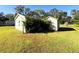 Large backyard with shed and mature trees at 4805 Sand Mountain Loop Rd, Auburndale, FL 33823