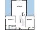 Upstairs floor plan with two bedrooms, a shared bathroom, and a spacious retreat area at 6063 Sacred Oak Ave, Mount Dora, FL 32757