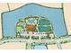 Community map highlighting amenities such as pool, pickleball courts, and The Venue clubhouse at 5340 Spoonflower Ct, Saint Cloud, FL 34771