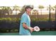 Personal playing pickleball at the community courts at 5340 Spoonflower Ct, Saint Cloud, FL 34771