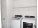Laundry room with Samsung washer and dryer at 1051 Woodlark Dr, Haines City, FL 33844