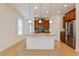 Kitchen island with granite countertop, stainless steel appliances, and ample counter space at 1423 Harbor Ridge Dr, Poinciana, FL 34759