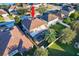 House with pool, screened enclosure, and backyard at 2804 Polson Dr, Kissimmee, FL 34758