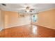 Spacious bedroom with tile floors and ceiling fan at 17090 Se 76Th Caledonia Ter, The Villages, FL 32162