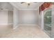 Dining room with tile floors and access to backyard at 17090 Se 76Th Caledonia Ter, The Villages, FL 32162