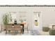 Outdoor patio with dining furniture and access to interior at 7013 Rosy Sky Ave, Orlando, FL 32829
