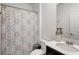 Clean bathroom with a shower/tub combo and updated vanity at 1767 Bee Nice Dr, Kissimmee, FL 34744